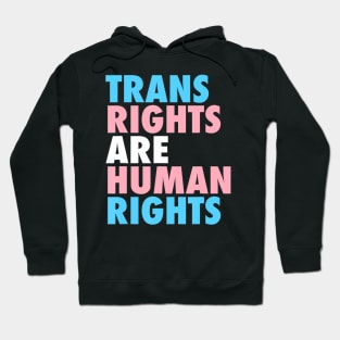 Trans Rights Are Human Rights Lgbt Flag Gay Pride Month Hoodie
